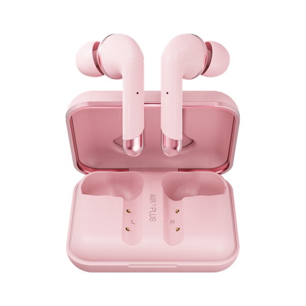 Różowe bezprzewodowe słuchawki Happy Plugs Air 1 Plus In-Ear