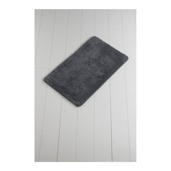 Ciemnoszary dywanik łazienkowy Minto Duratto, 100x60 cm