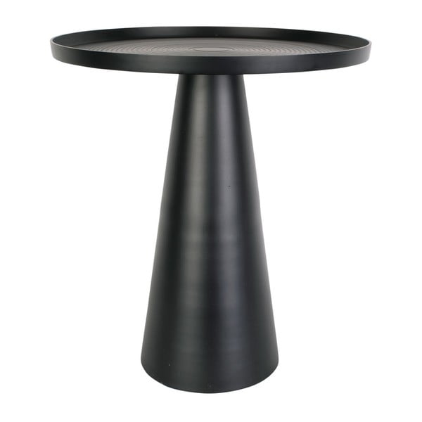 Czarny metalowy stolik Leitmotiv Force, wys. 48,5 cm