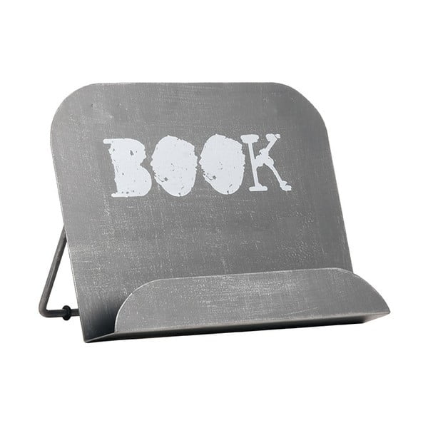 Szary metalowy stojak na książkę LABEL51
