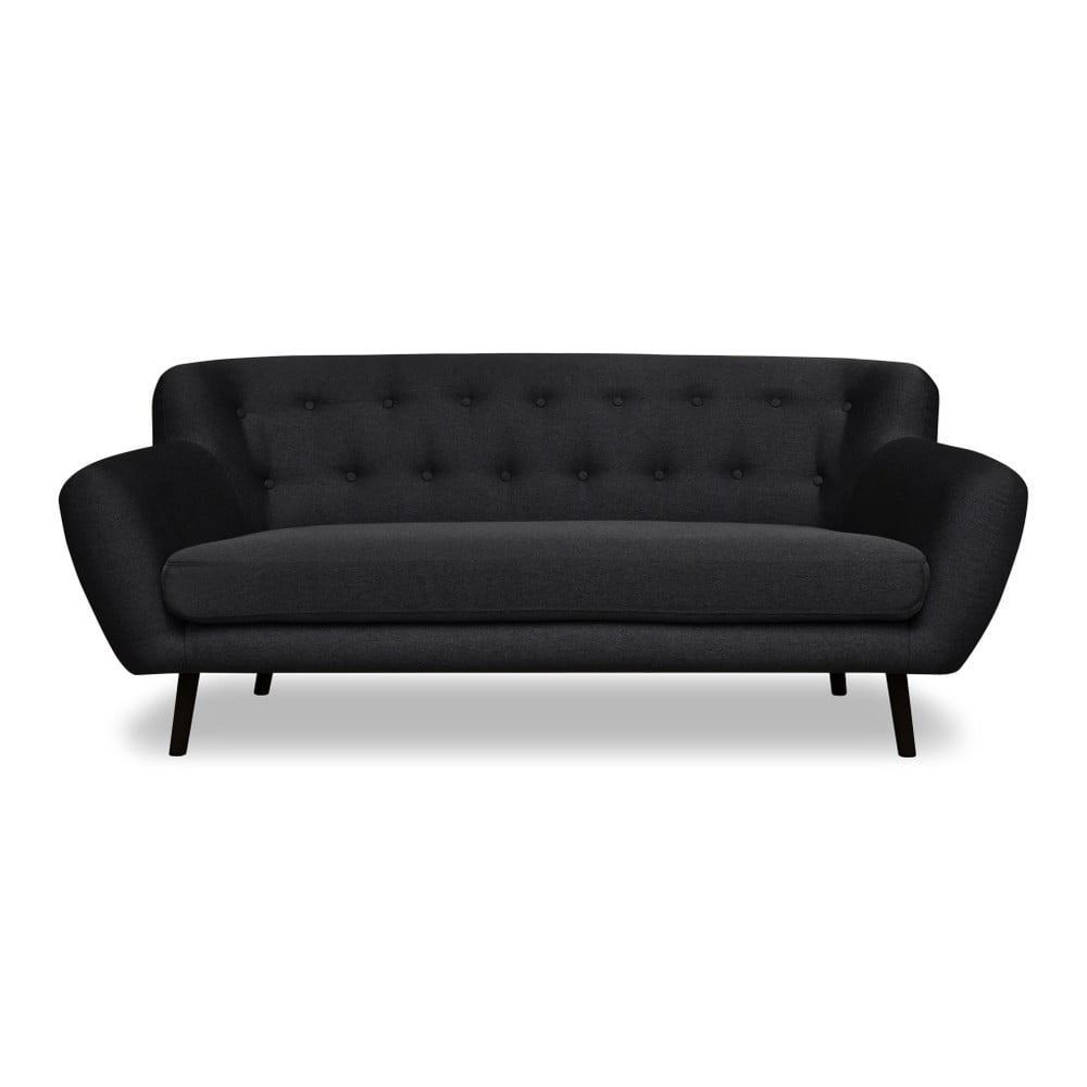 Ciemnoszara sofa Cosmopolitan design Hampstead, 192 cm