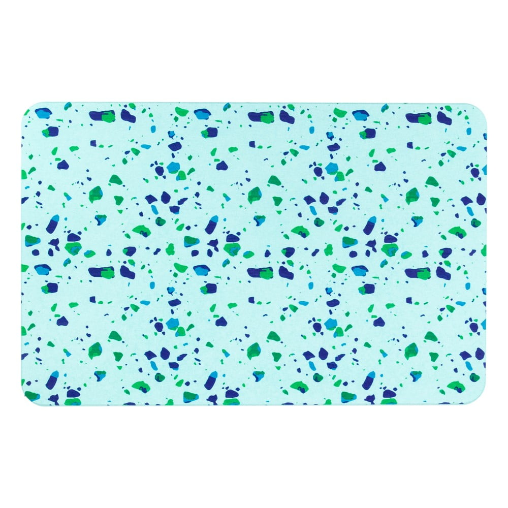 Zdjęcia - Dywanik łazienkowy Jasnoniebieski  39x60 cm Terrazzo – Artsy Doormats niebi