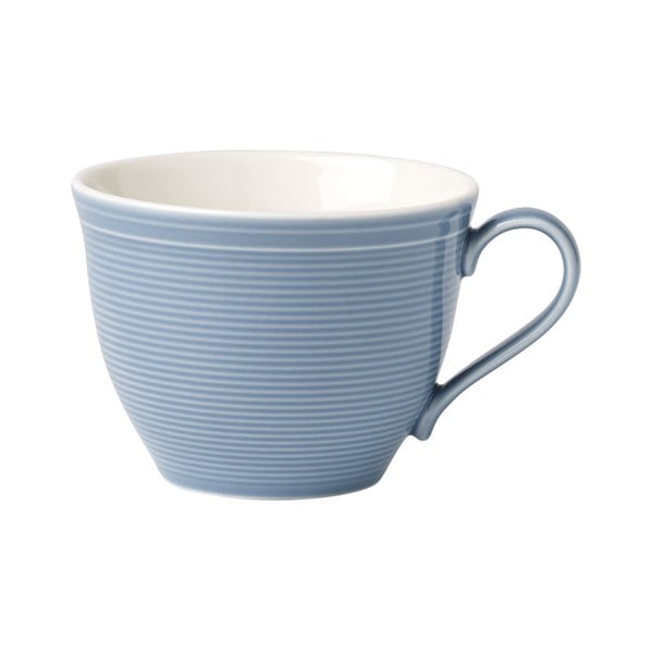 Biało-niebieska porcelanowa filiżanka do kawy Villeroy & Boch Like Color Loop, 250 ml