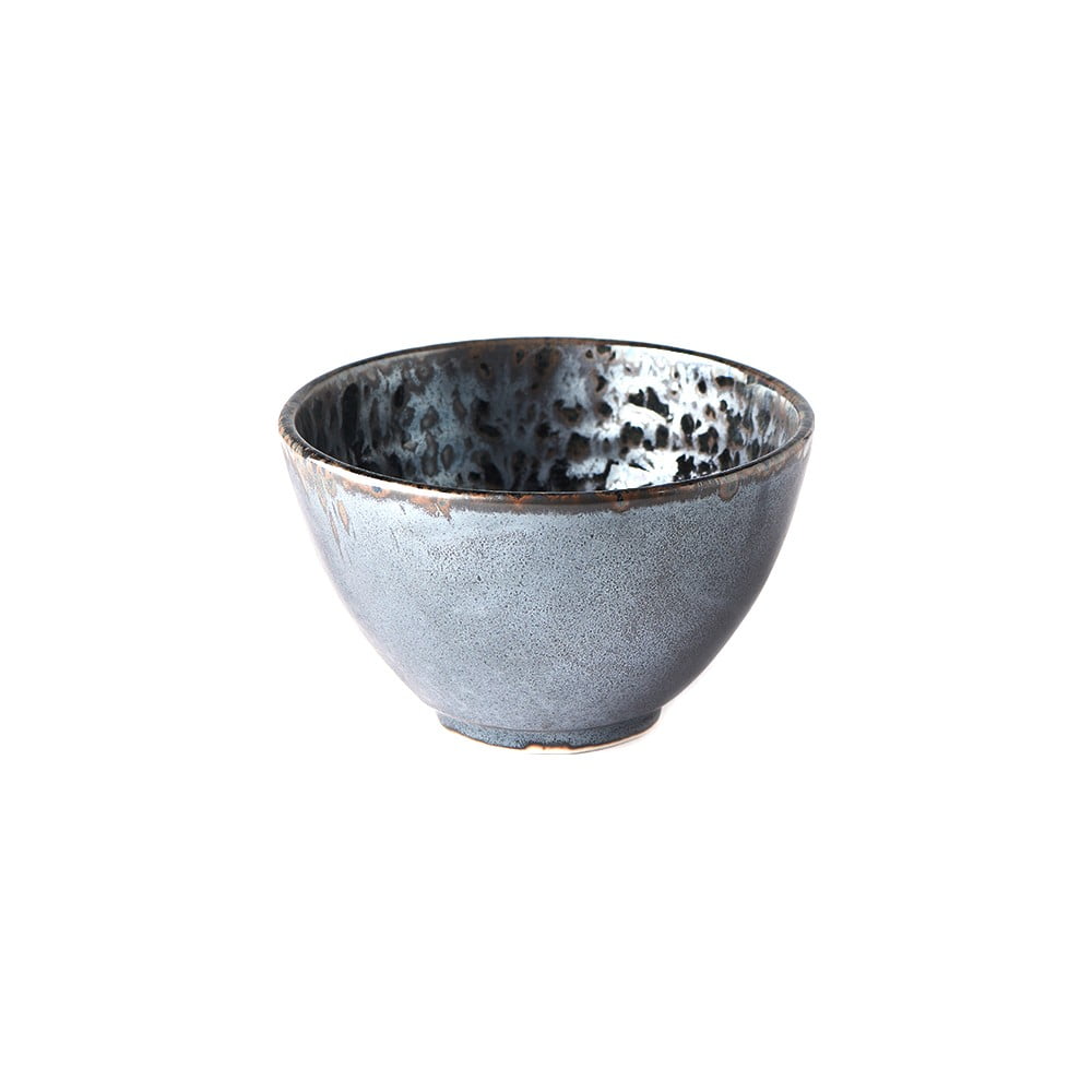 Czarno-szara miska ceramiczna MIJ Pearl, ø 13 cm