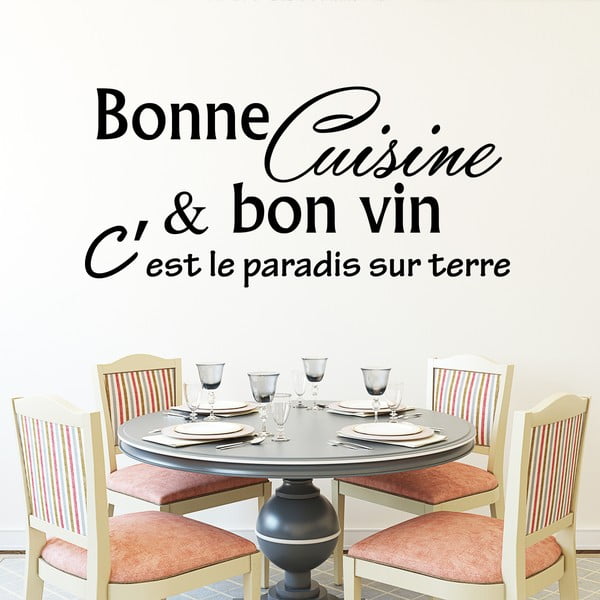 Naklejka Fanastick Cuisine & Bon Vin