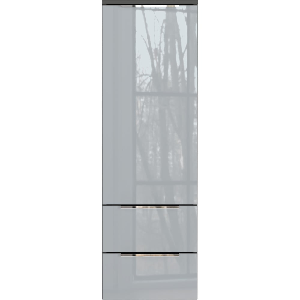 Фото - Шафка Szara wysoka wisząca szafka łazienkowa 36x111 cm Vasio – Germania szary