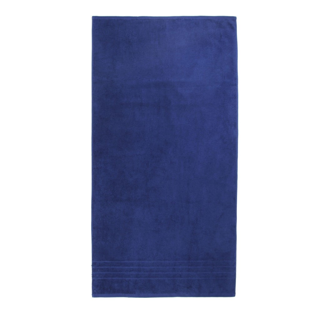 Granatowy ręcznik Artex Omega, 100x150 cm
