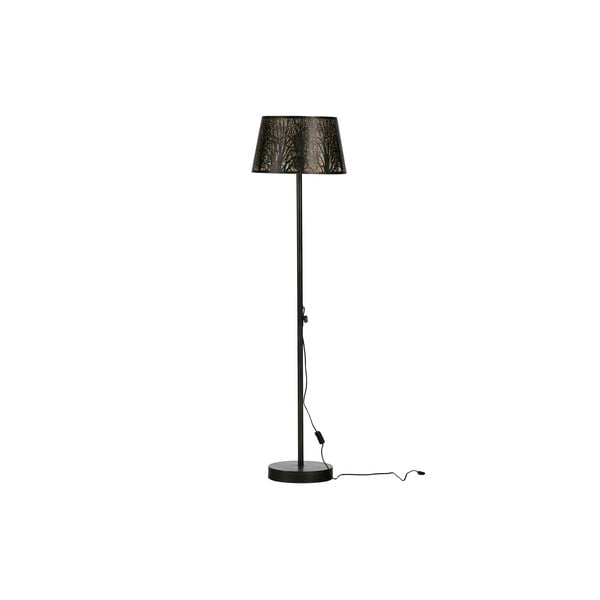 Czarna lampa stojąca WOOOD Keto, ø 43 cm