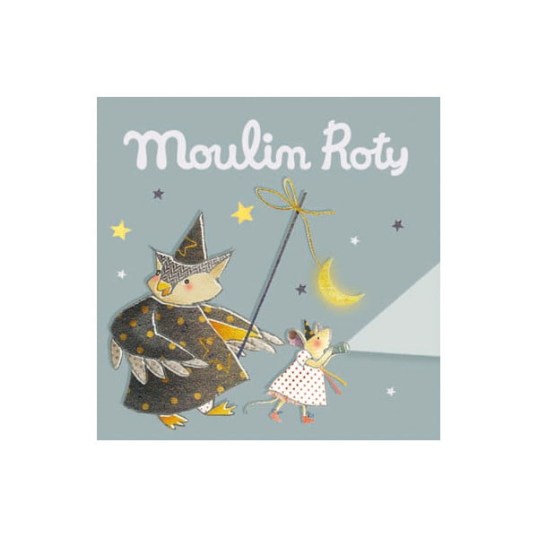 Dyski do wyświetlania bajek dla dzieci Moulin Roty Nocny spacer