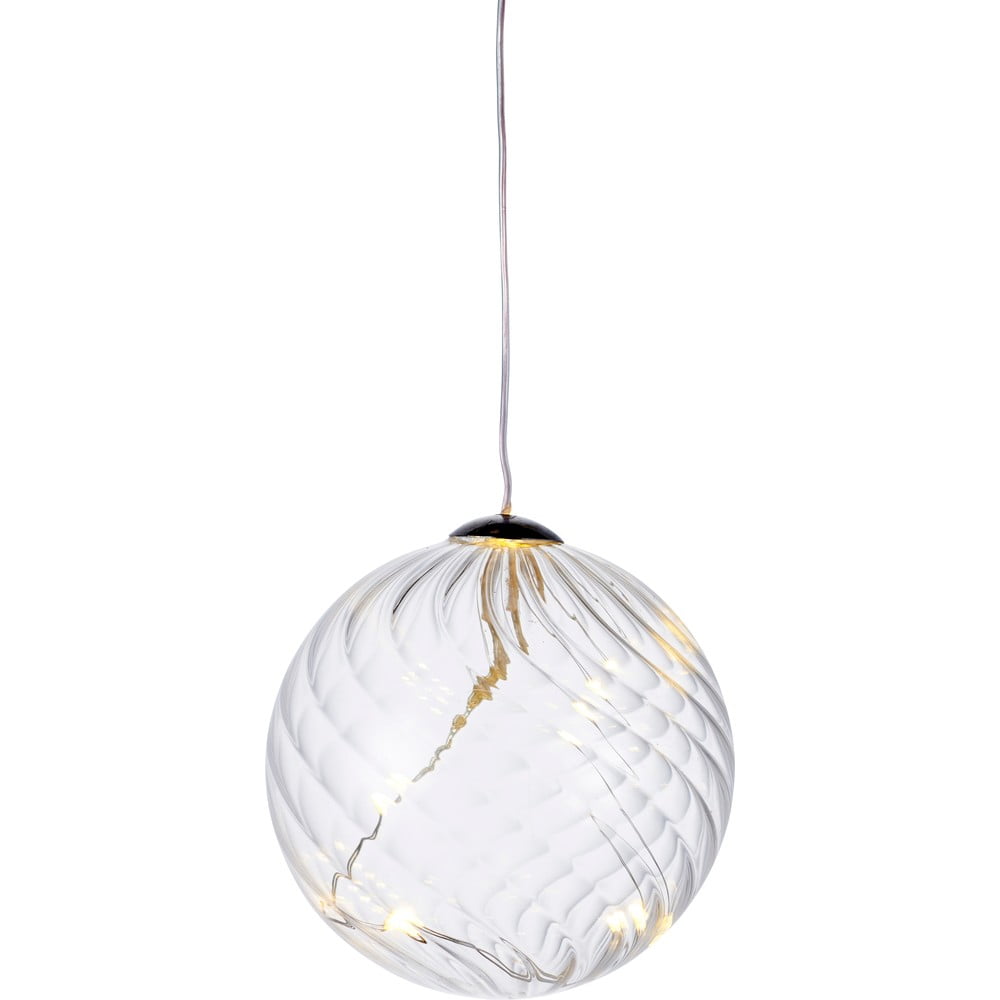 Zdjęcia - Żyrandol / lampa Sirius Dekoracja świetlna LED w kształcie bombki  Wave Ball, ⌀ 8 cm przezro 