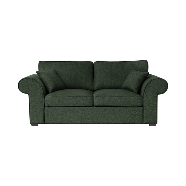 Ciemnozielona rozkładana sofa Jalouse Maison Ivy, 200 cm