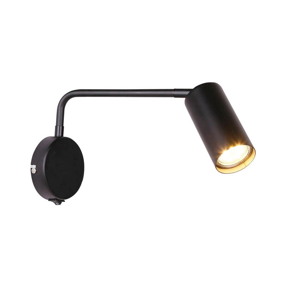 Czarny metalowy kinkiet Tina – Candellux Lighting