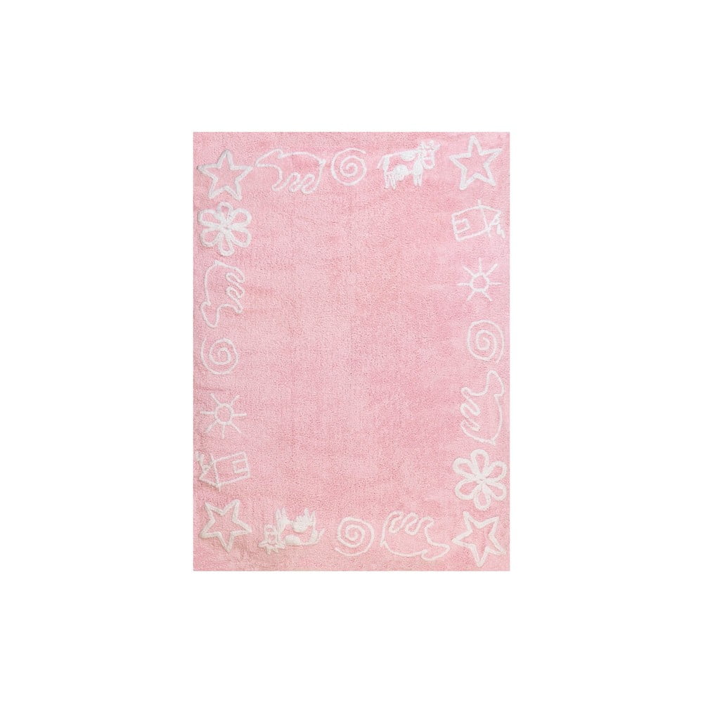 Dywan Prado 160x120 cm, różowy