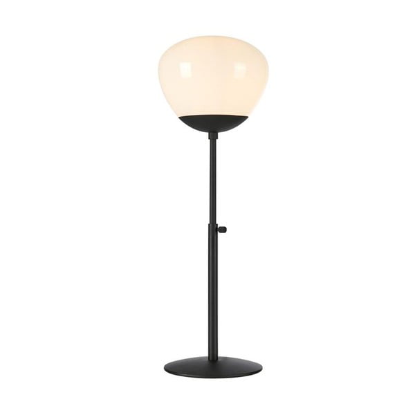 Czarna lampa stołowa Markslöjd Rise, wys. 75 cm