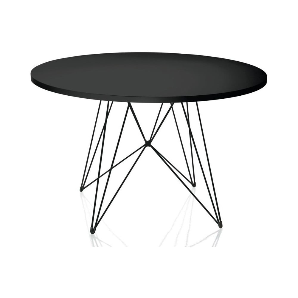 Czarny stół Magis Bella, ø 120 cm
