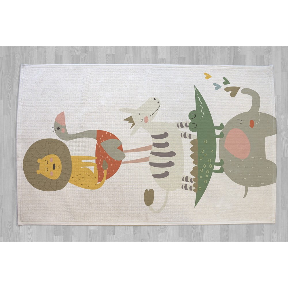 Dziecięcy dywan Little Nice Things Love Animals, 195x135 cm