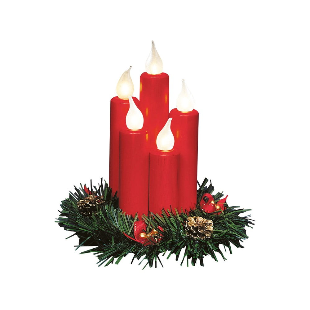 Фото - Статуетка / свічник MarksLojd Czerwona dekoracja świetlna ze świątecznym motywem Hanna – Markslöjd czerw 