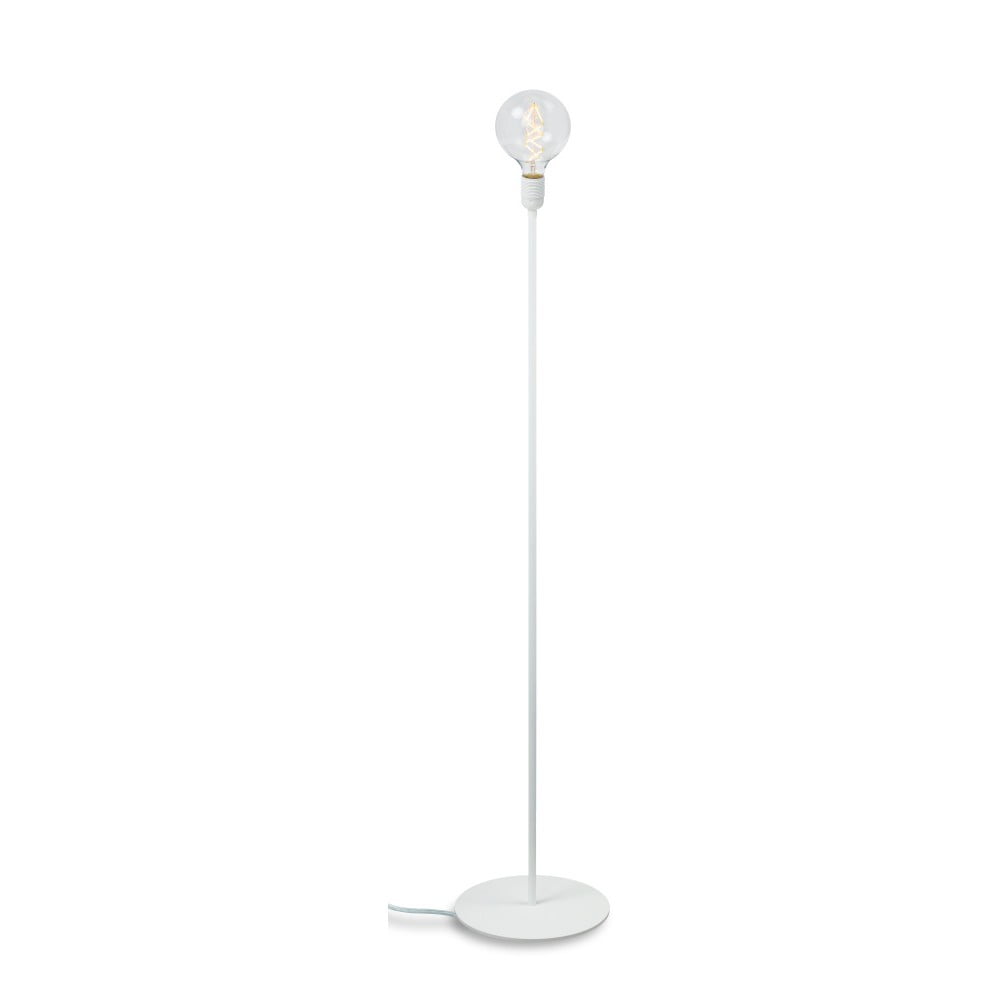 Biała lampa stojąca Bulb Attack Uno Basic