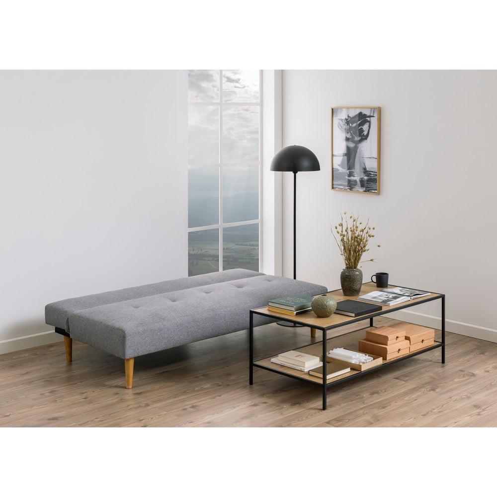 Jasnoszara sofa rozkładana Bonami Essentials Matylda