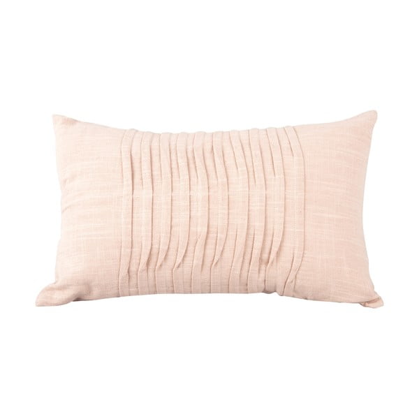 Różowa bawełniana poduszka PT LIVING Wave, 50x30 cm