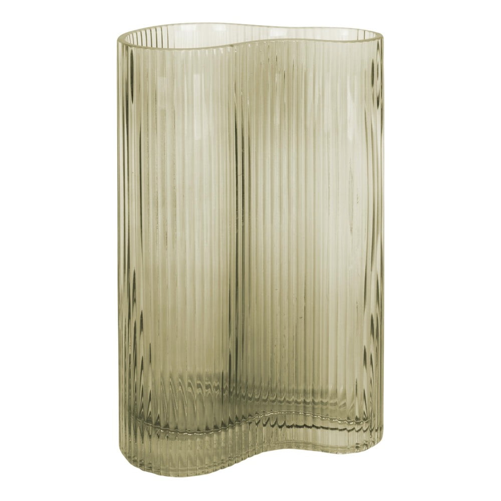 Фото - Ваза Zielony szklany wazon PT LIVING Wave, wys. 27 cm