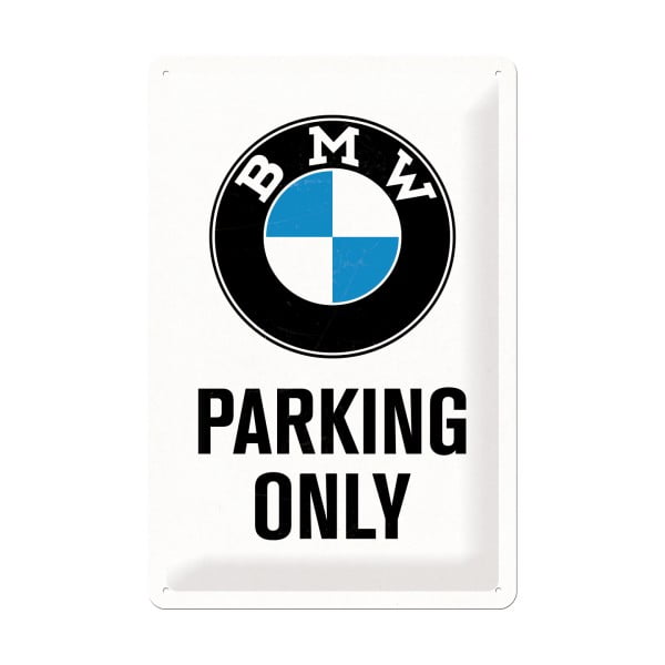 Dekoracyjna tabliczka ścienna Postershop BMW Parking