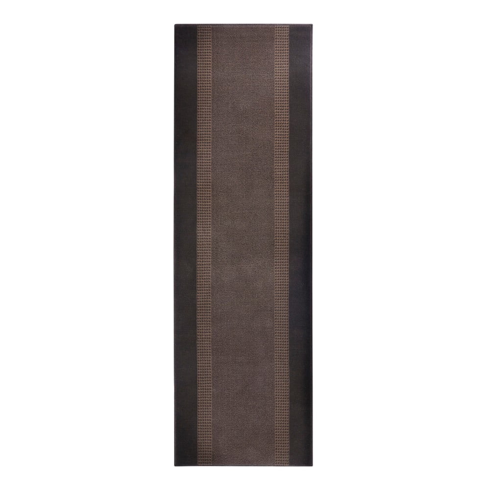 Brązowy chodnik Hanse Home Basic, 80x500 cm