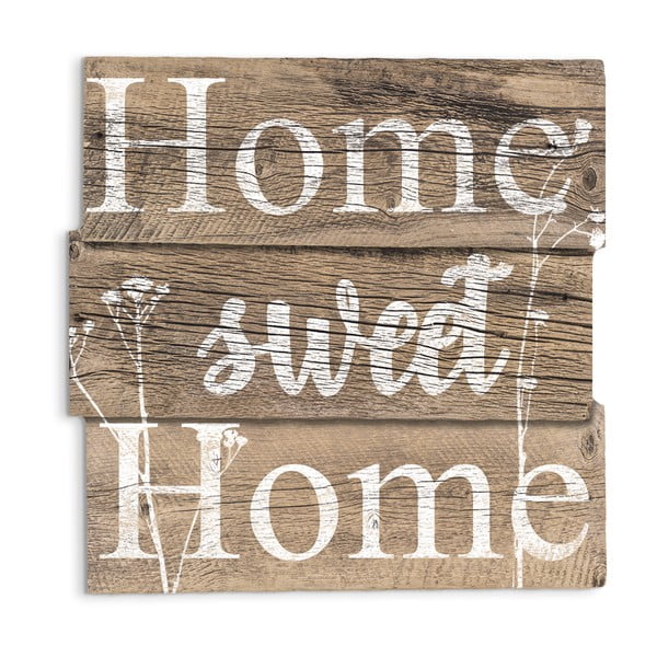 Dekoracja ścienna Styler Home Sweet Home, 30x30 cm