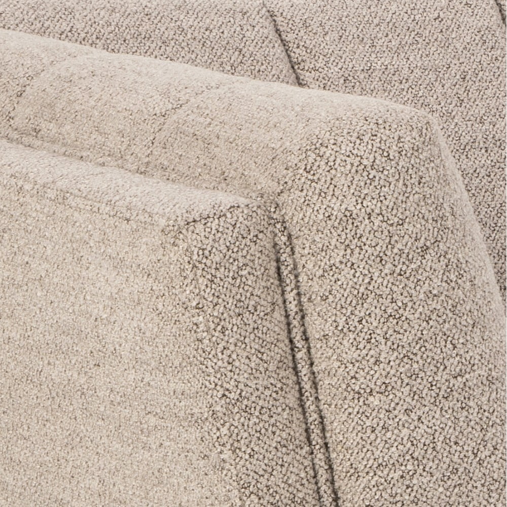 Beżowa sofa z materiału bouclé 218 cm Tampa – Actona