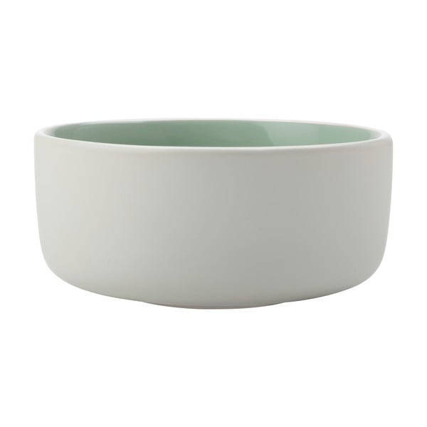 Zielono-biała porcelanowa miska Maxwell & Williams Tint, ø 14 cm