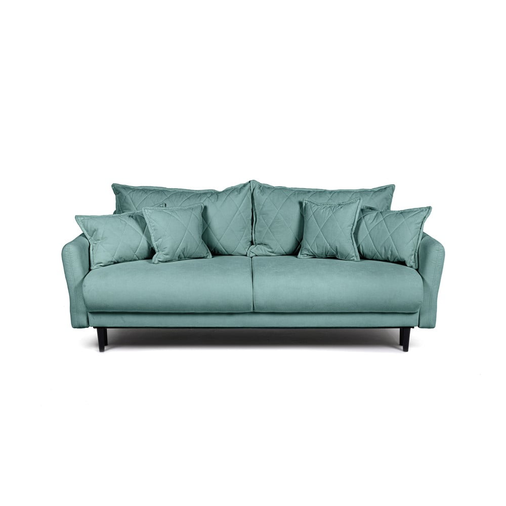 Turkusowa rozkładana sofa 215 cm Bjork – Bonami Selection