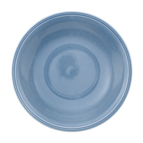 Niebieski porcelanowy talerz głęboki Villeroy & Boch Like Color Loop, ø 23,5 cm