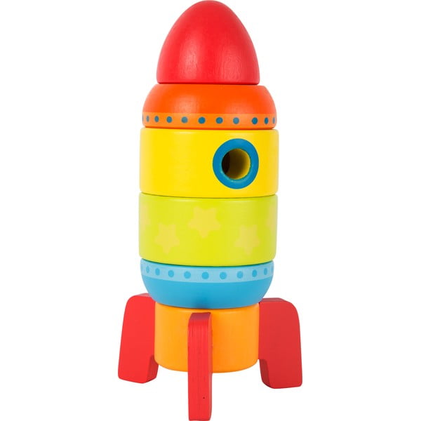 Dziecięca drewniana układanka Legler Rocket