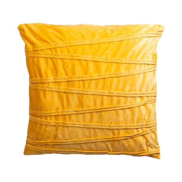 Żółta poduszka dekoracyjna JAHU collections Ella, 45x45 cm