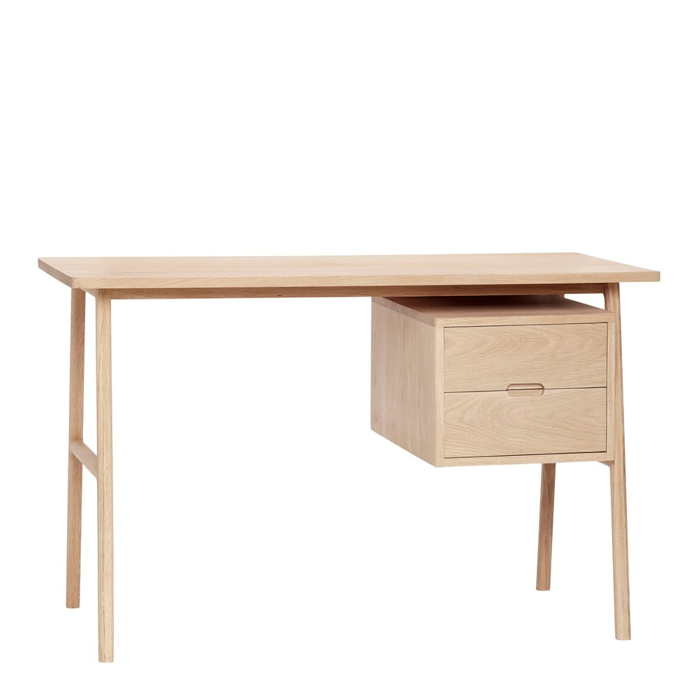 Фото - Офісний стіл Biurko w dekorze dębu 57x120 cm Architect – Hübsch naturalny