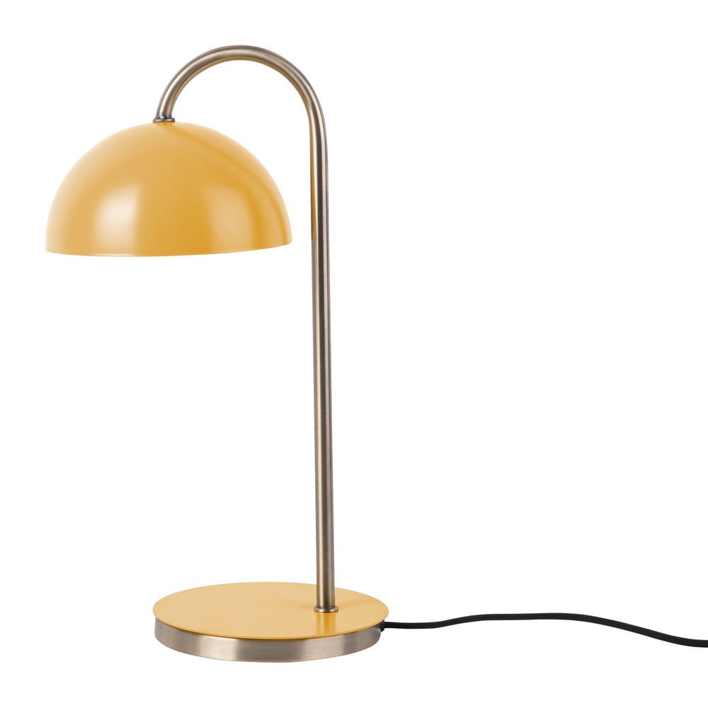 Ochrowożółta lampa stołowa Leitmotiv Decova