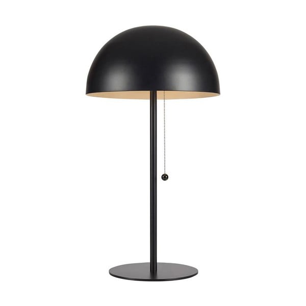 Czarna lampa stołowa Markslöjd Dome, wys. 54,5 cm