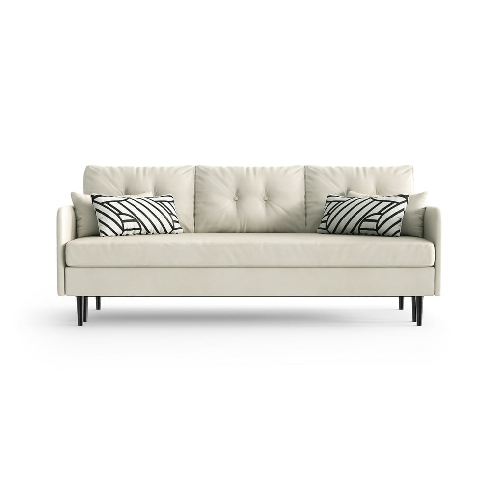 Biała rozkładana sofa Daniel Hechter Home Memphis