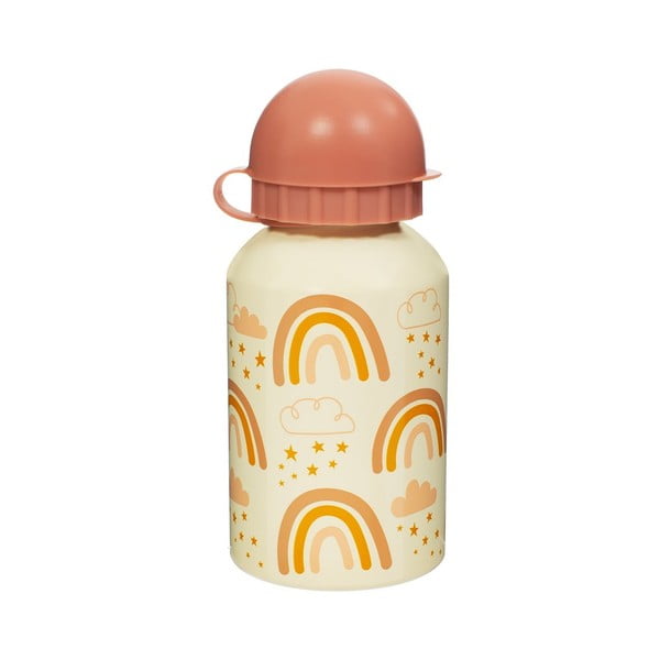 Pomarańczowo-różowa butelka dziecięca Sass & Belle Earth Rainbow, 250 ml
