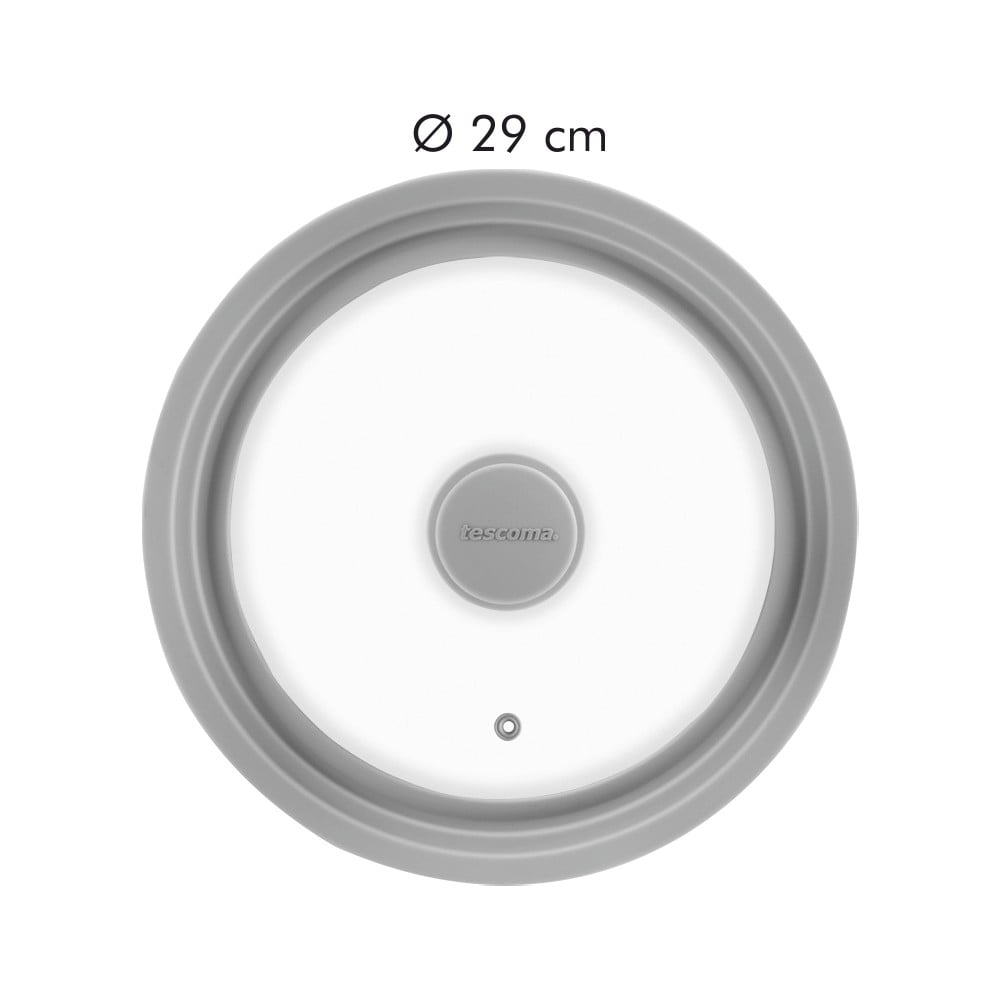 Szklana/silikonowa pokrywka ø 29 cm Unicover – Tescoma