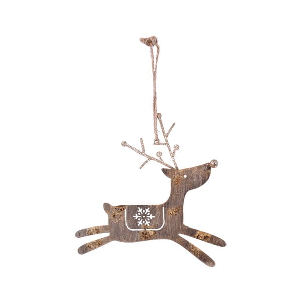 Wisząca ozdoba choinkowa Ego Dekor Reindeer, wys. 15 cm