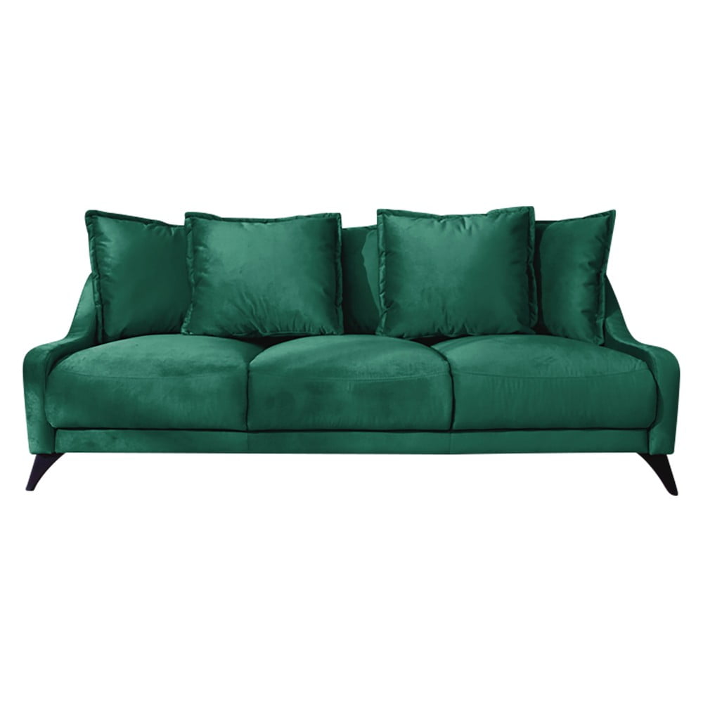 Zielona aksamitna sofa Miuform Royal Rose