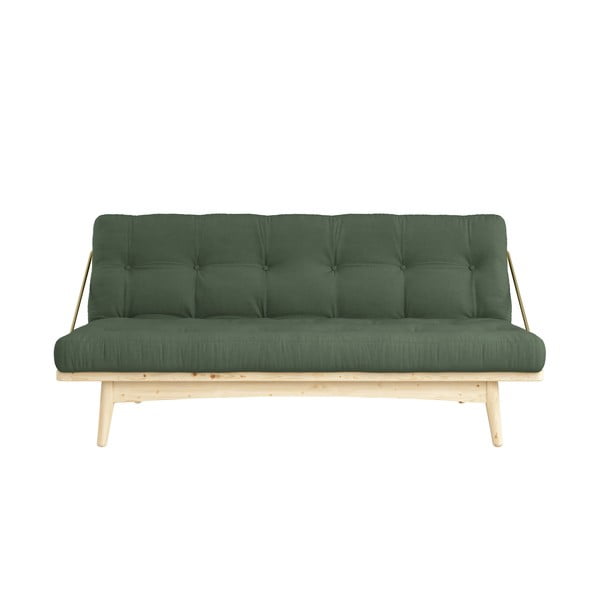 Sofa rozkładana Karup Folk Clear/Olive Green