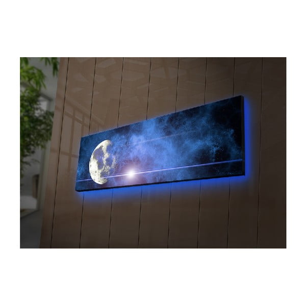 Podświetlany obraz Ledda Universe, 90x30 cm
