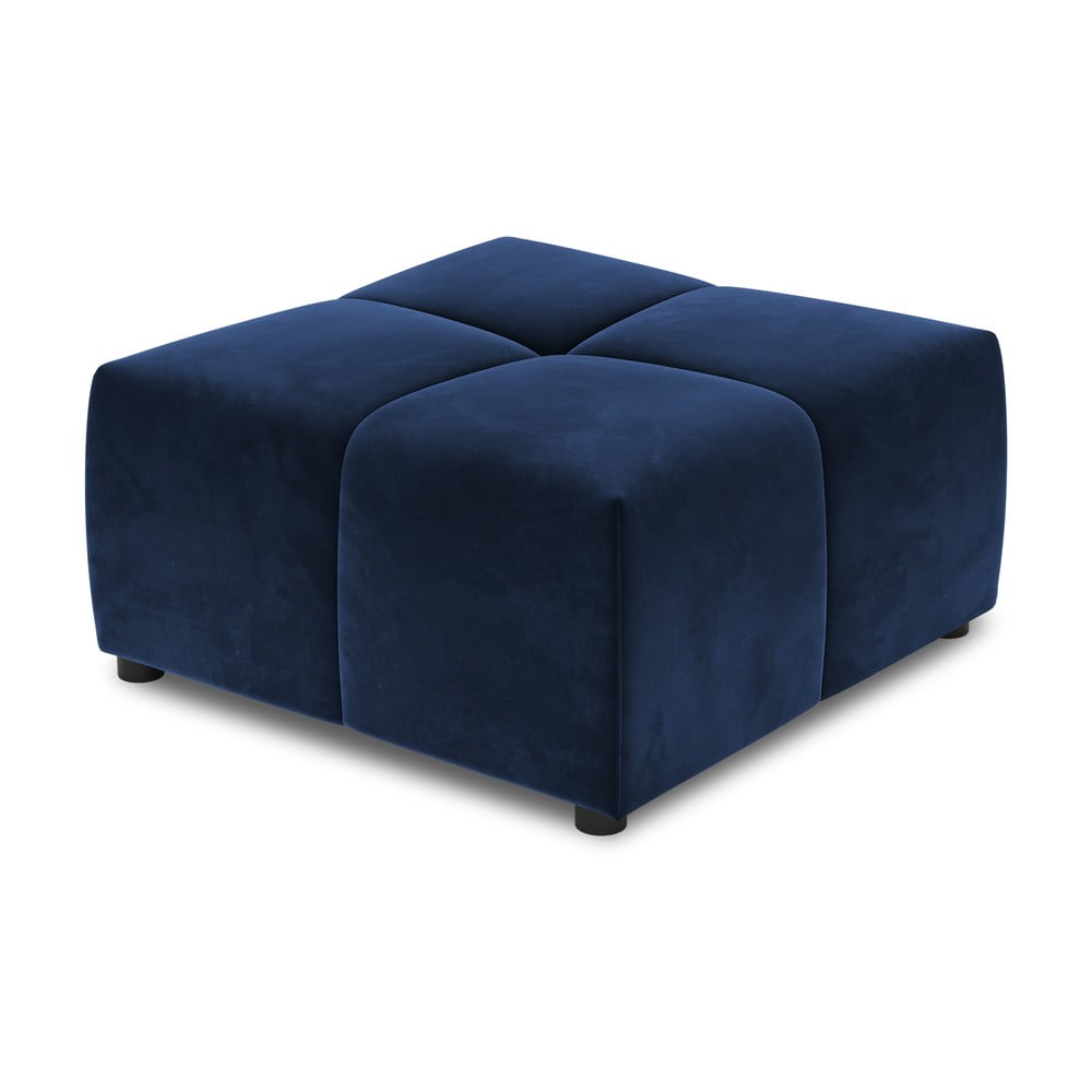Фото - Інші меблі Rome Niebieski moduł aksamitnej sofy  Velvet – Cosmopolitan Design niebiesk 