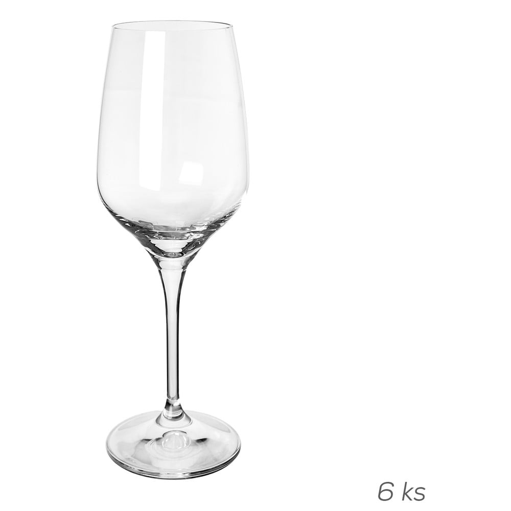 Zdjęcia - Szklanka Orion Kieliszki do wina zestaw 6 szt. 350 ml Rebecca –  przezroczysty 