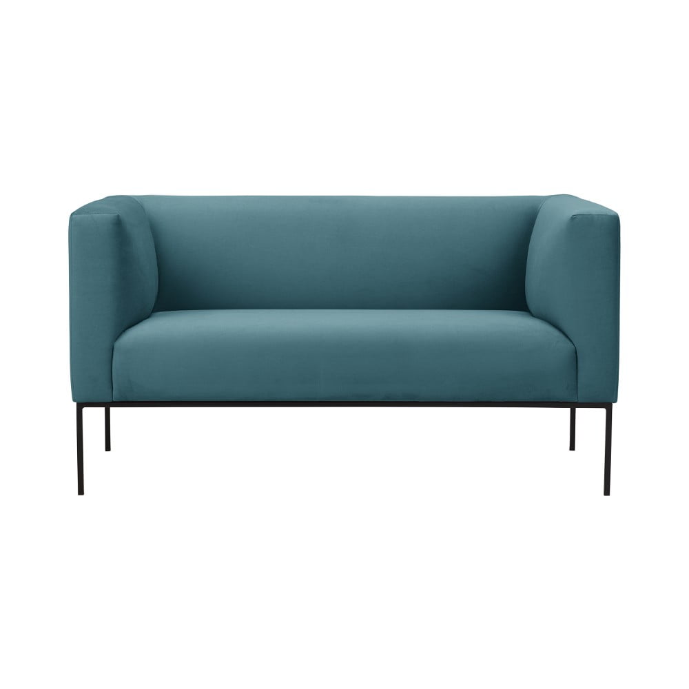 Turkusowa sofa Windsor & Co Sofas Neptune, 145 cm