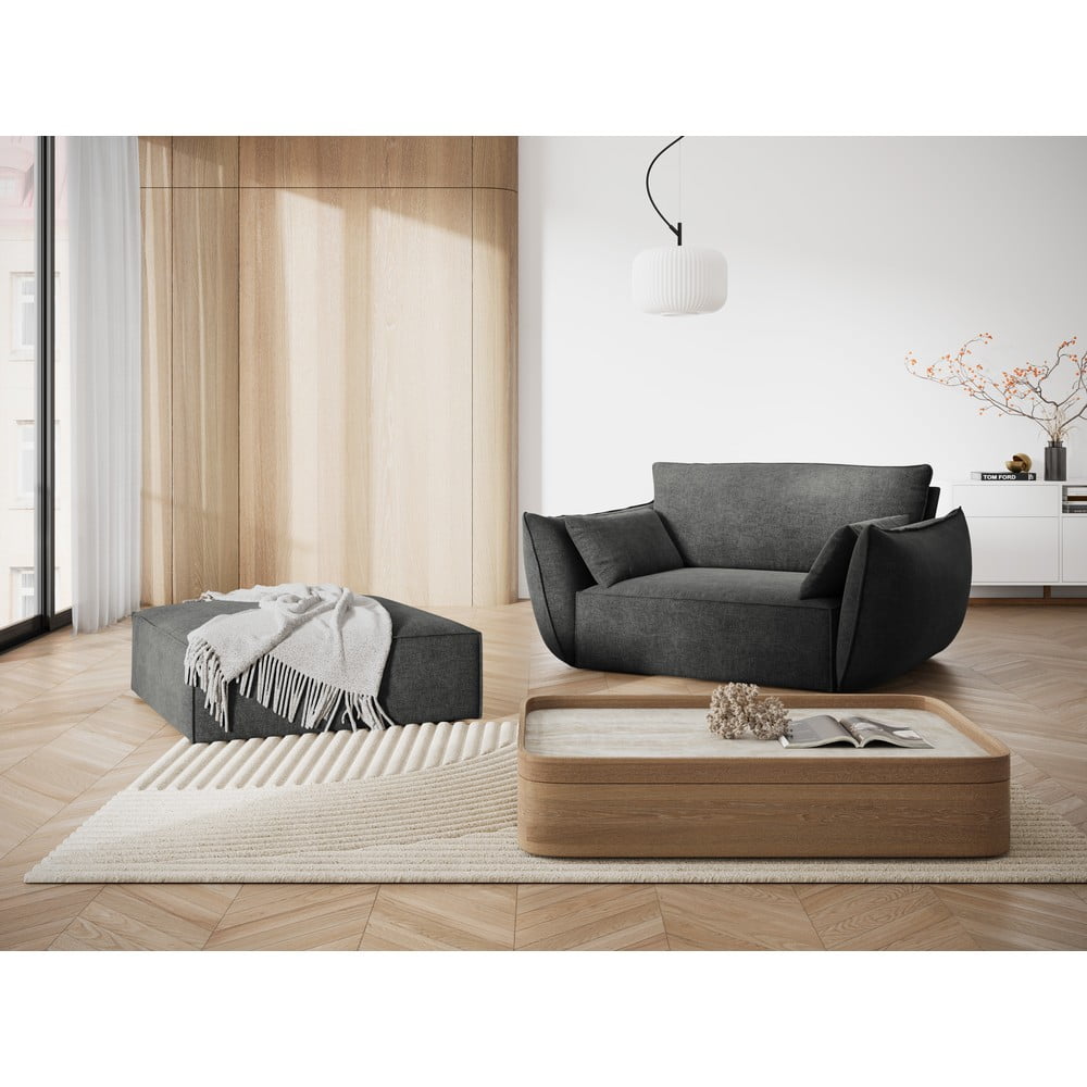 Szary fotel Vanda – Mazzini Sofas