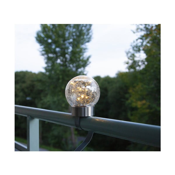 Wielofunkcyjna solarna ogrodowa lampa LED Star Trading Glory, ø 12 cm