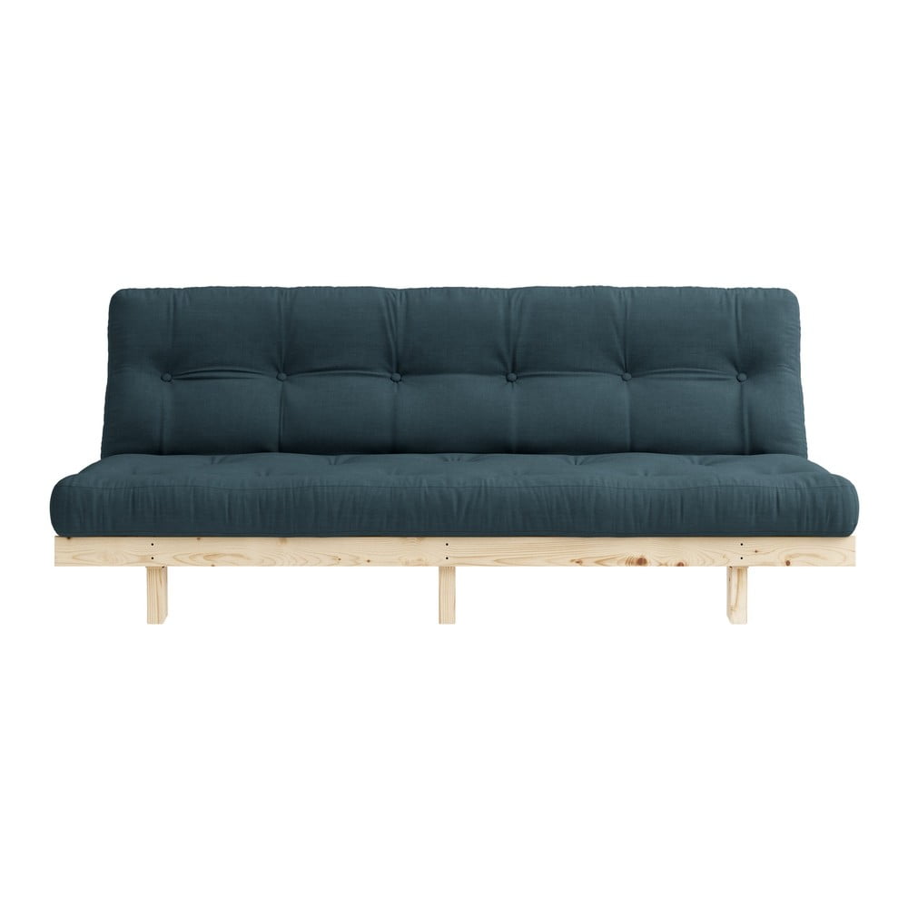 Sofa rozkładana Karup Design Lean Raw Petrol Blue